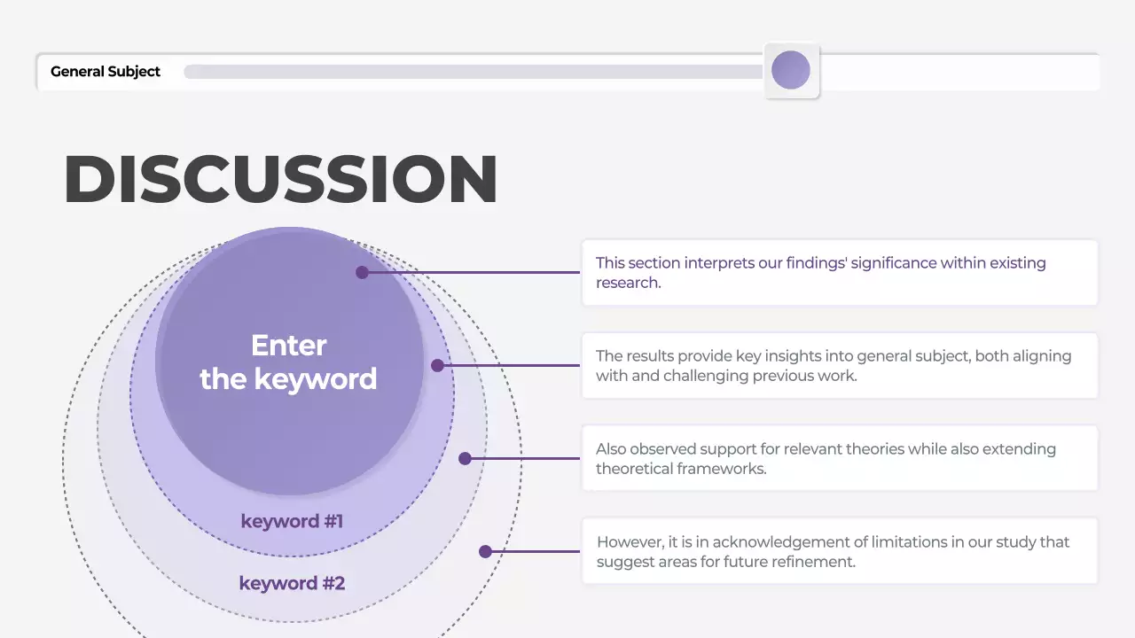 Purple Modern Thesis Guide Presentation