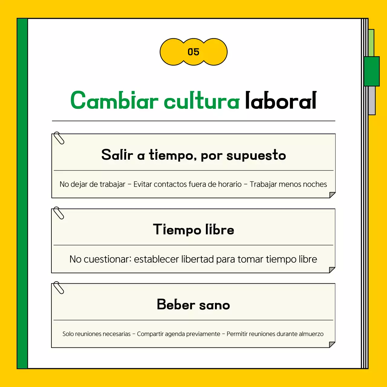Acerca de la Guía de transformación del trabajo limpio en amarillo y verde