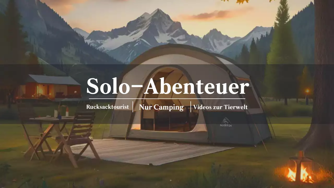 grünes rustikales camping youtube kanal kunst