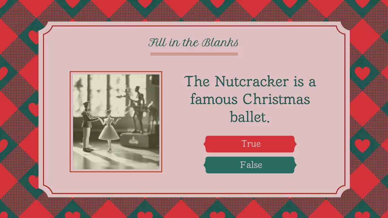 Red Traditional Christmas Event Presentation