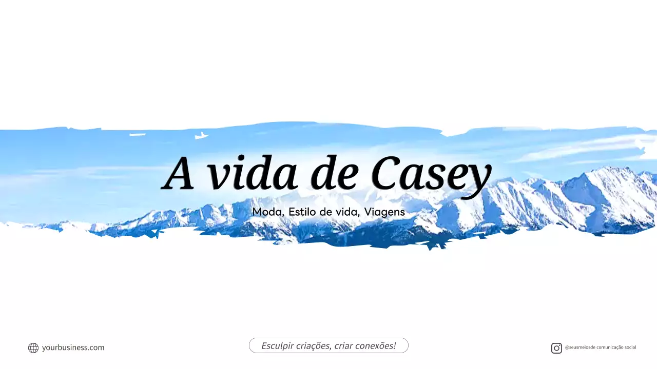 newsletter estilo de vida minimalista azul
