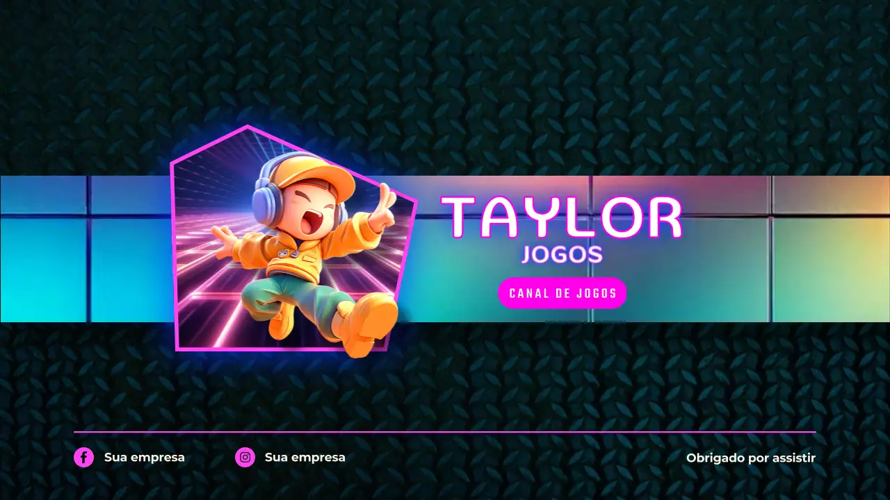 anúncio de jogo rainbow trendy
