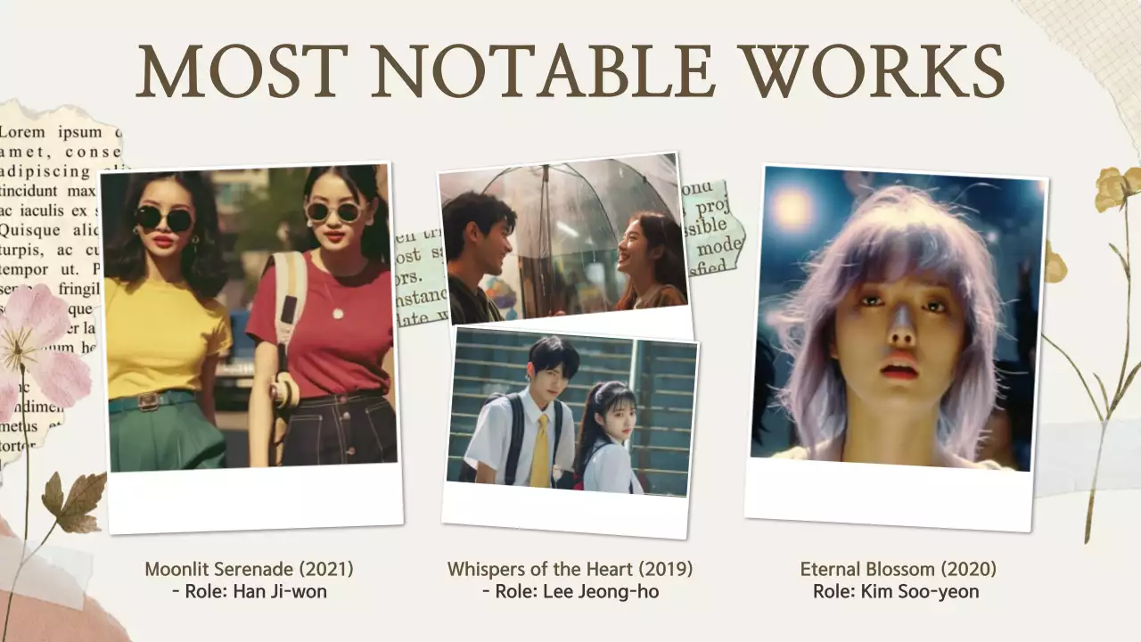 Beige Modern Drama Pitch Presentation