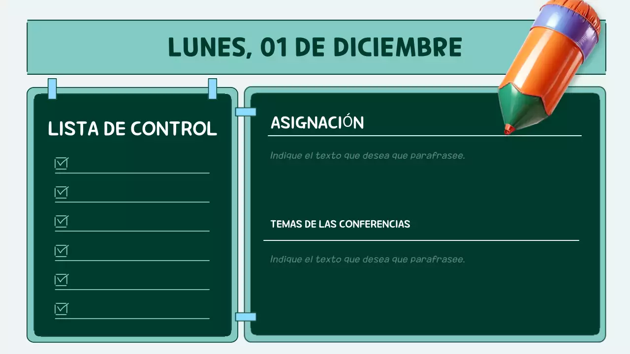 agenda pop class naranja y verde azulado