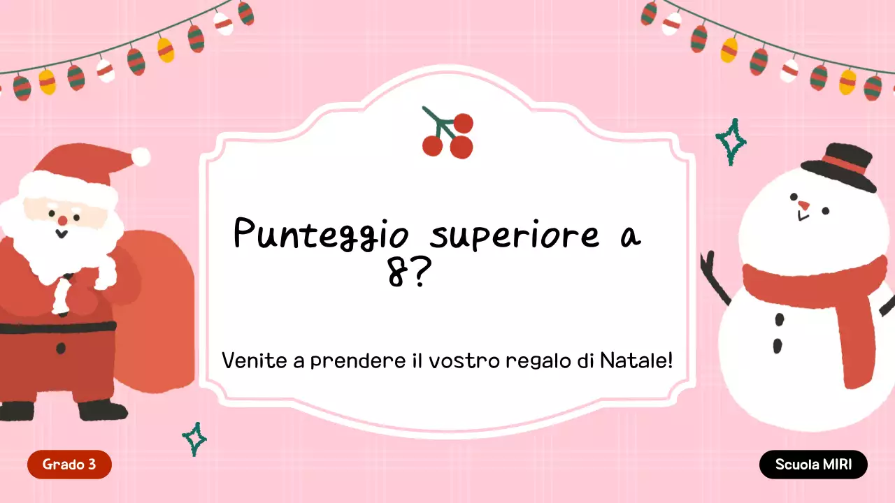 Invito festivo verde