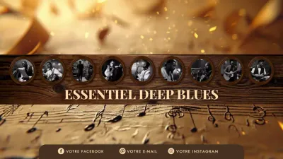 playlist de musique vintage brune