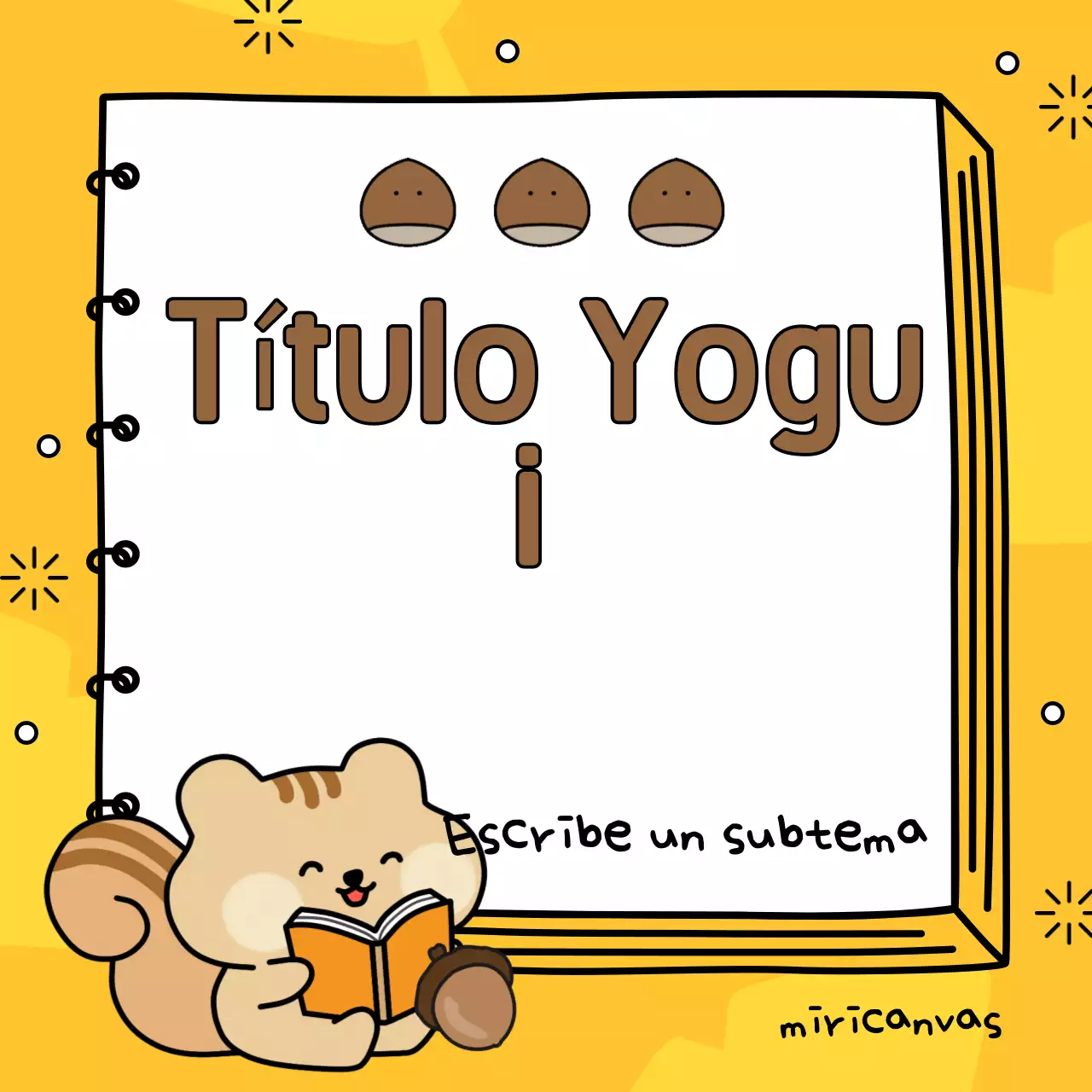 Cubierta otoñal en marrones y amarillos