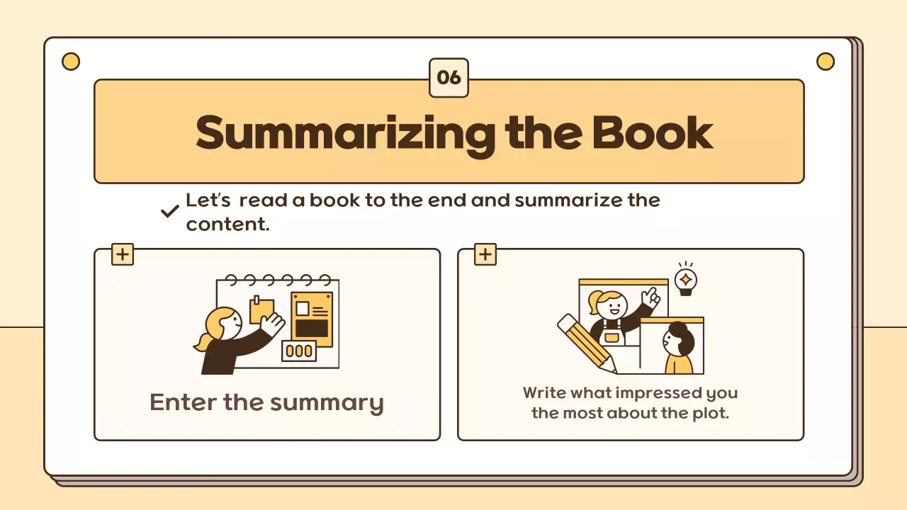 Beige Simple Reading Guide Presentation