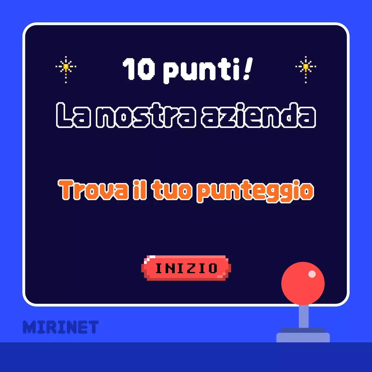 Annunci di giochi retrò blu