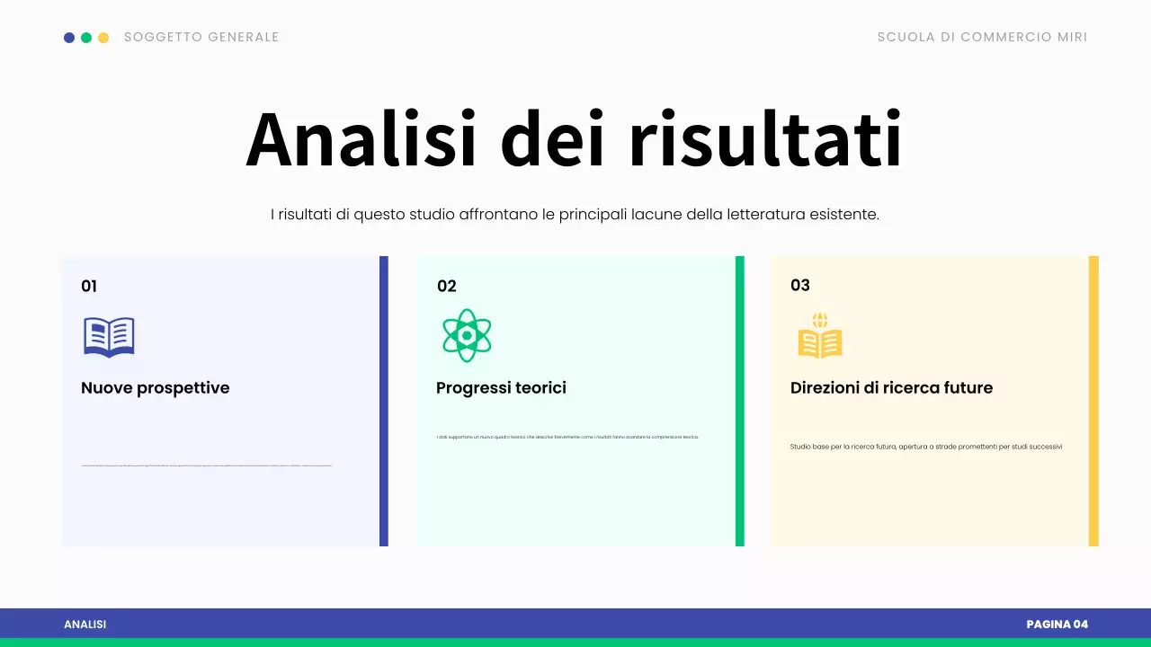 presentazione di tesi moderna blu