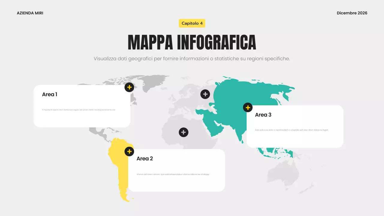 modello di infografica moderna grigia