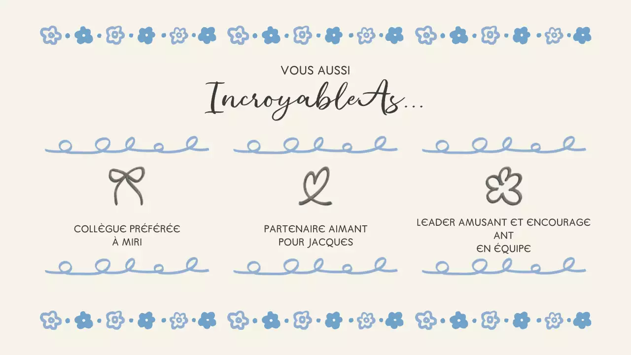 événement floral bleu anniversaire