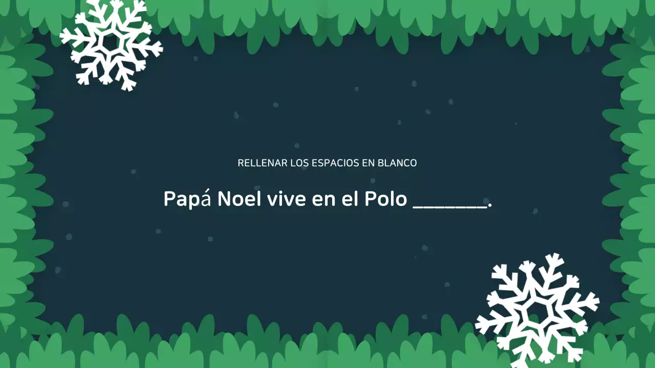 presentación creativa de un evento festivo