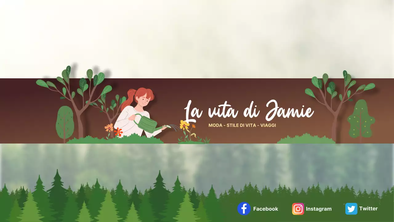 Newsletter sullo stile di vita rustico marrone