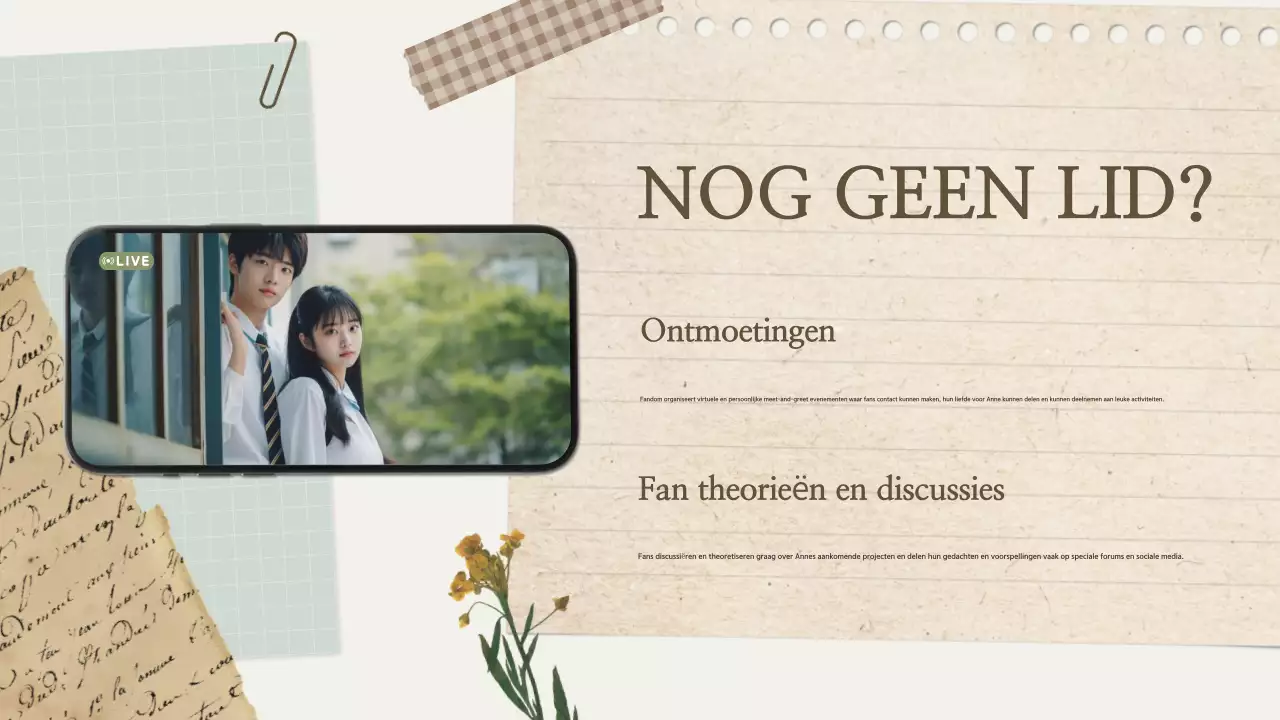 Beige Esthetisch Plakboek Trendy Fandom Acteur Actrice K-Drama