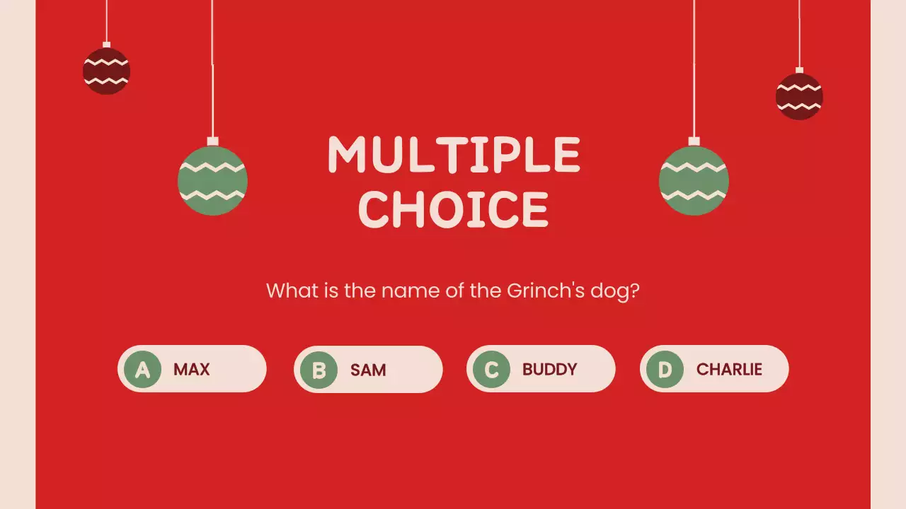 Red Traditional Christmas Guide Presentation