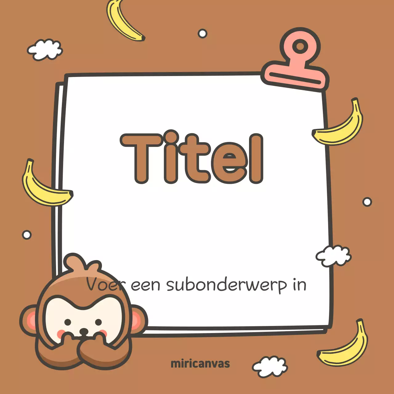 12 schattige dierenriem hoesjes in bruin en oranje