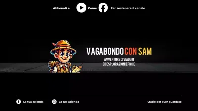 promozione viaggio nero moderno