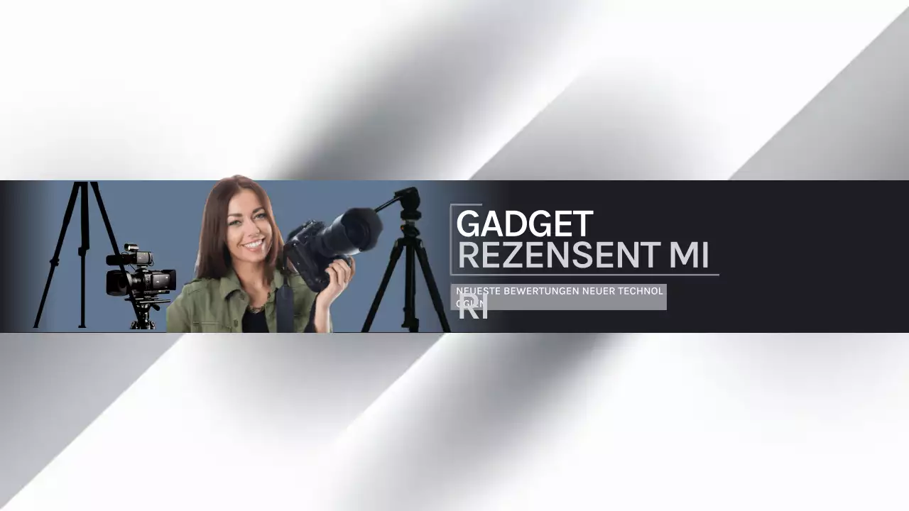 Graue moderne Technik Werbung