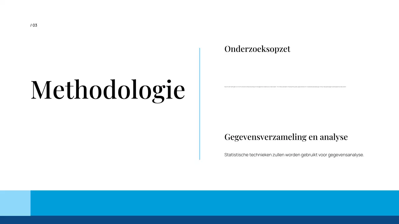 blauwe professionele scriptiepresentatie