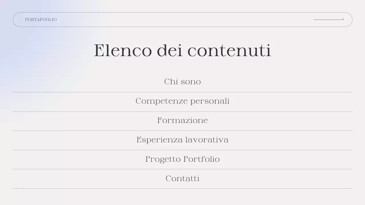 presentazione del portafoglio grigio moderno