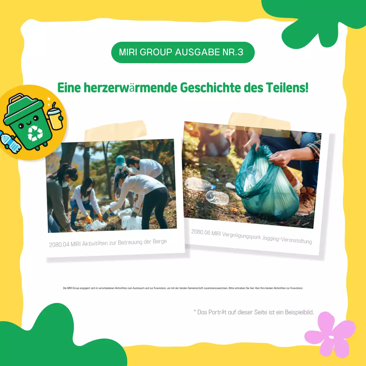 Kampagne "Gelb für die Umwelt