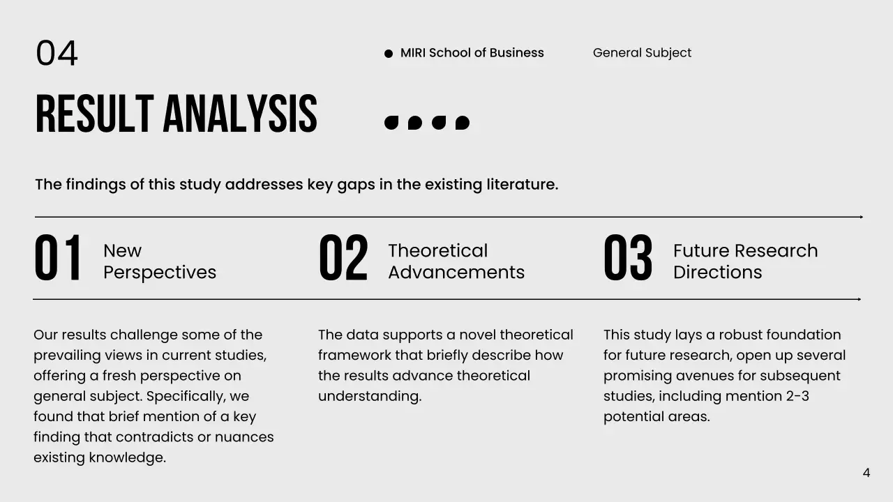 Black Minimal Thesis Docs Presentation