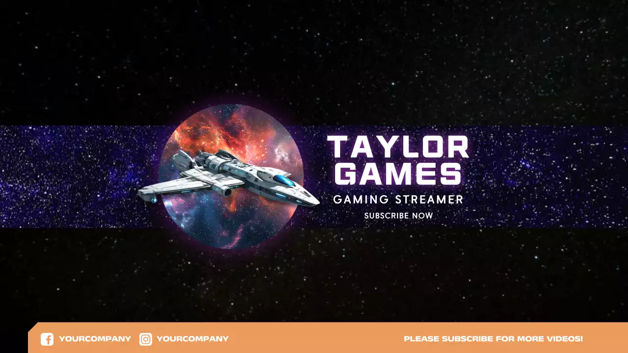 Purple Futuristic Gaming Promotion YouTube Thumbnail