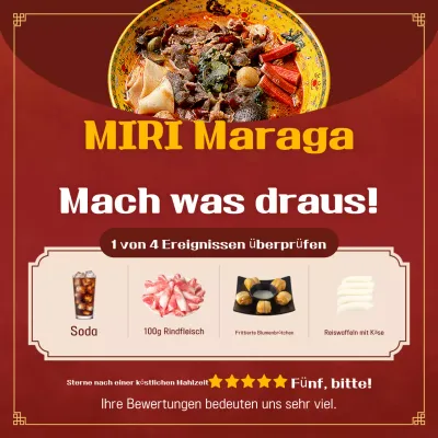 Bewerben Sie Ihre Veranstaltung zur Überprüfung von roten traditionellen Lebensmitteln