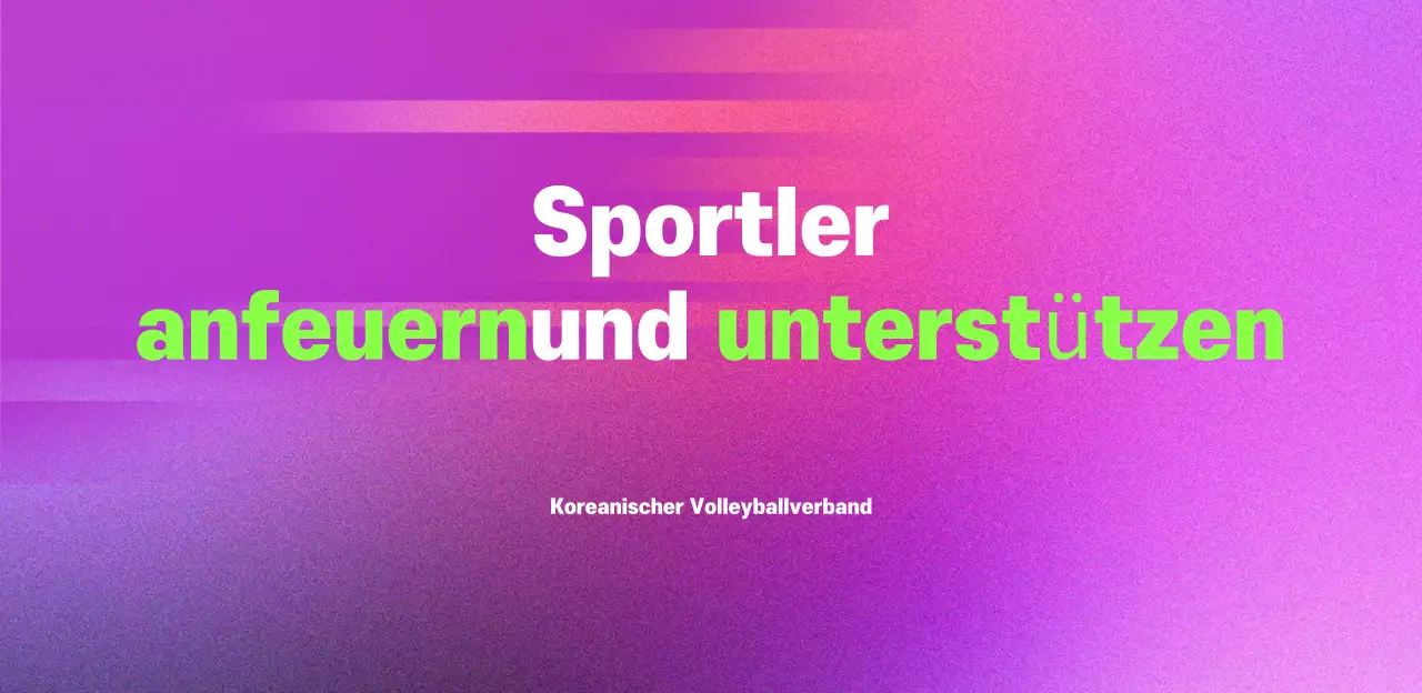 Förderung des Sports gegen Mauve