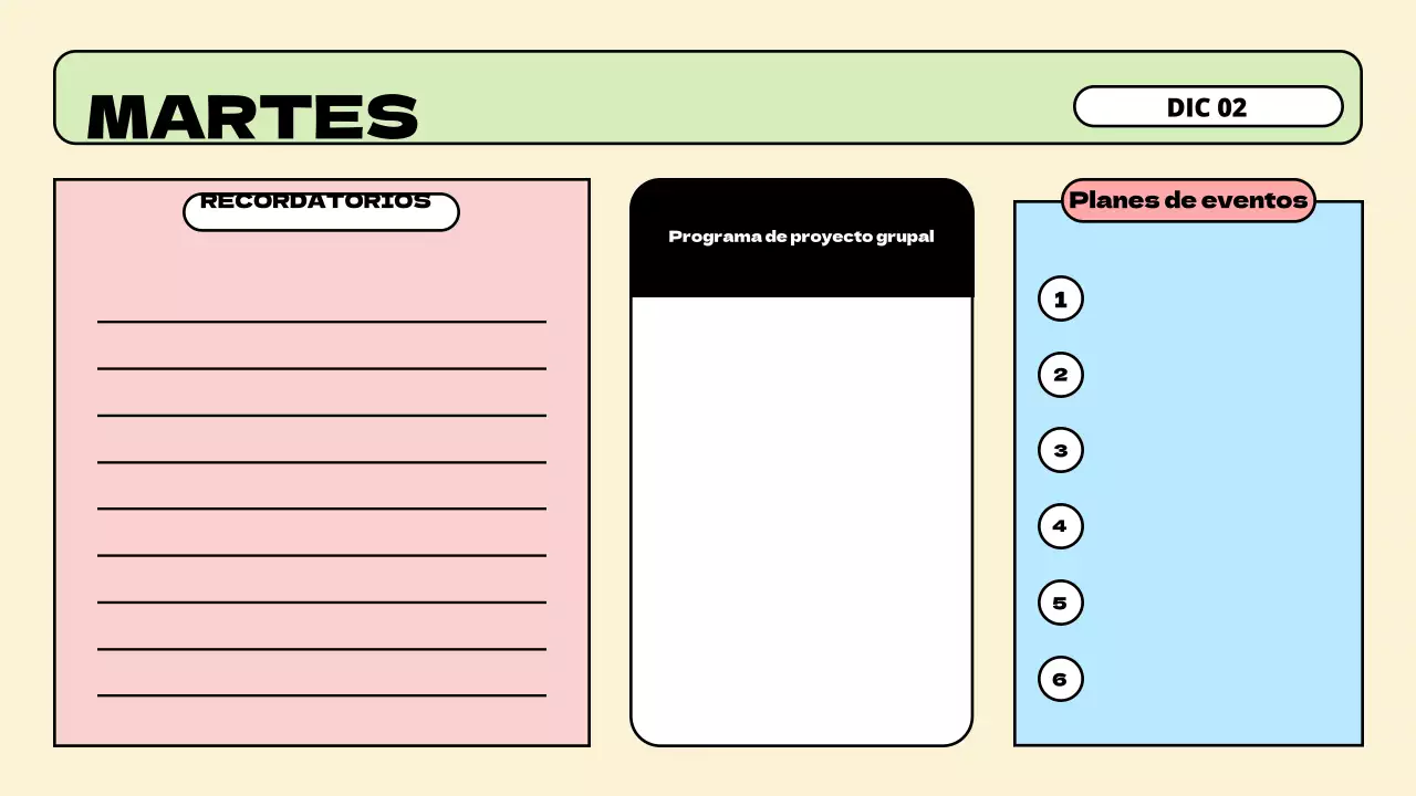 Minimalista Pastel Class Agenda Presentación