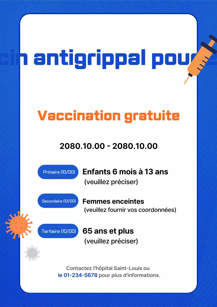 Guide de vaccination Blue Neat