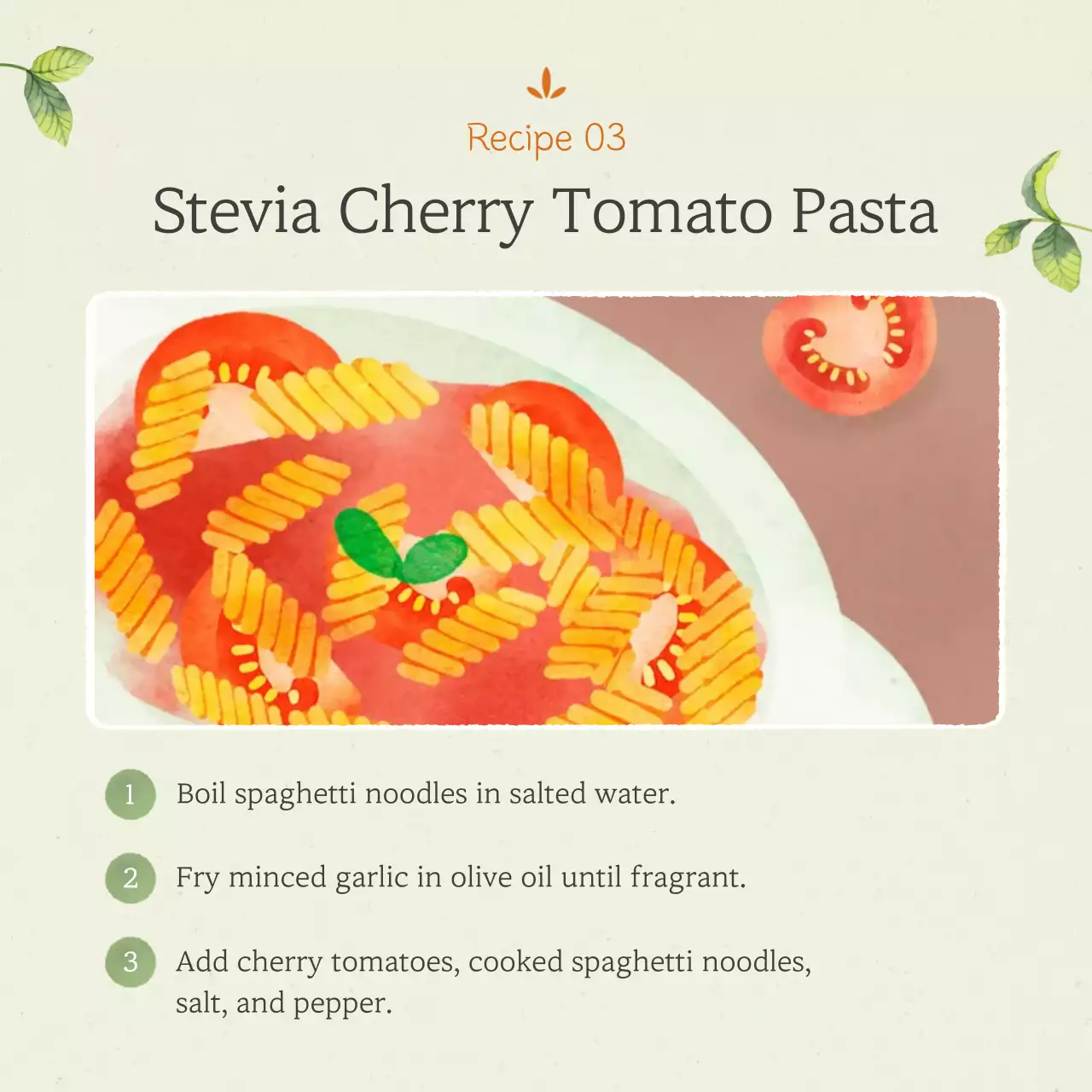 Resep Tomat Hijau Minimal Instagram Carousel