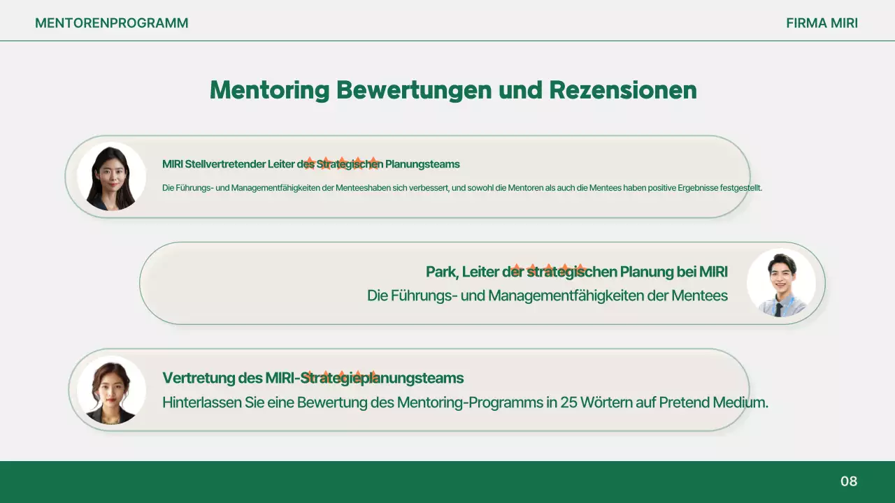 Orange Modern Mentoring Bericht