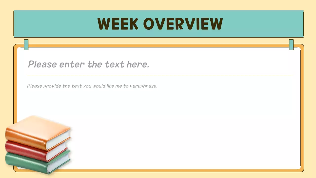 Orange Simple Class Agenda Presentation