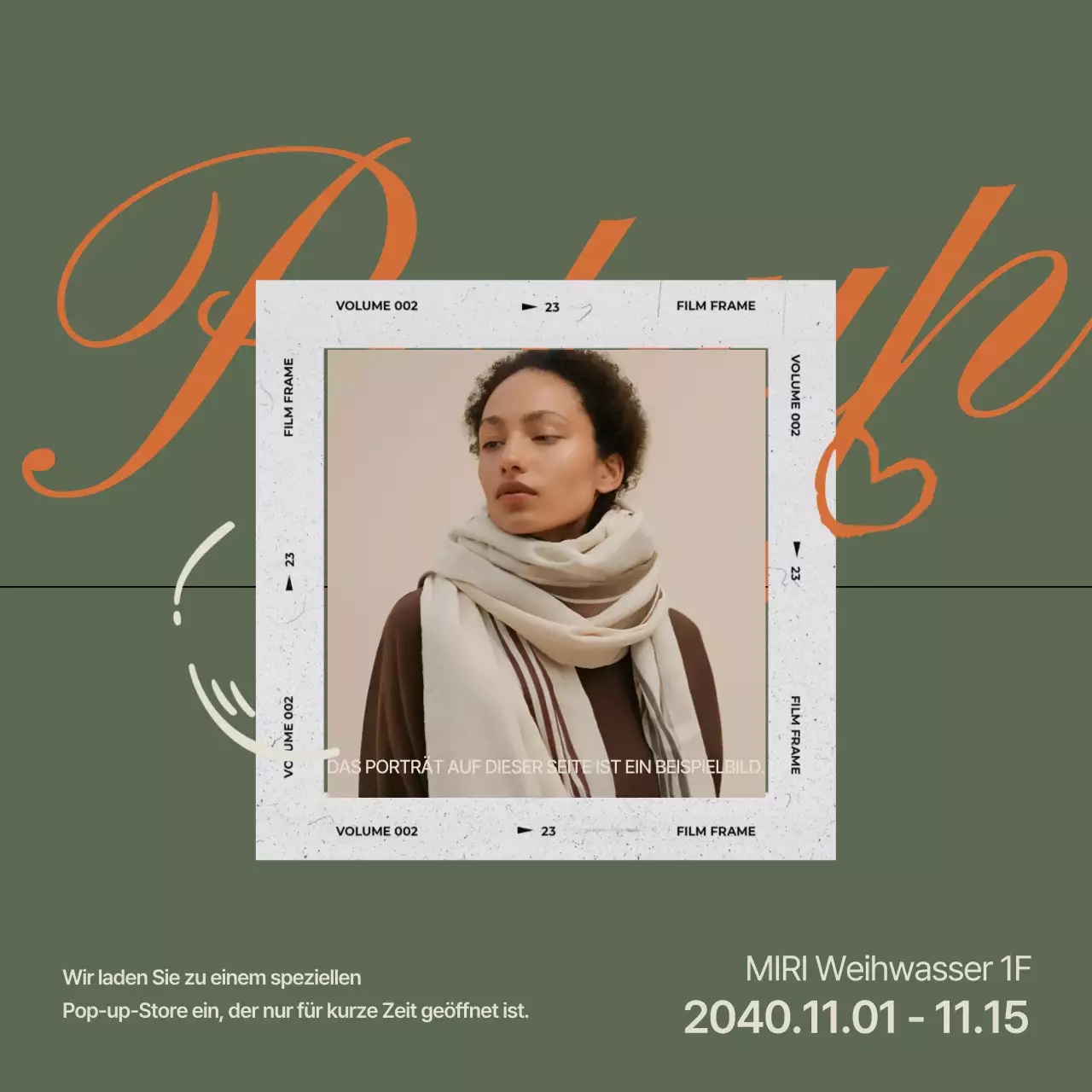 Bewerben Sie Ihre Marke mit dem analogen Vintage-Look von Khaki