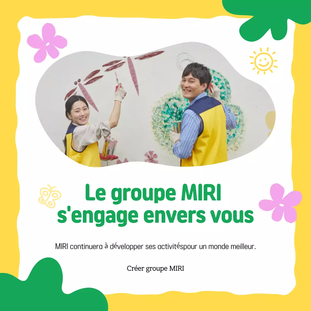 Campagne "Jaune pour l'environnement