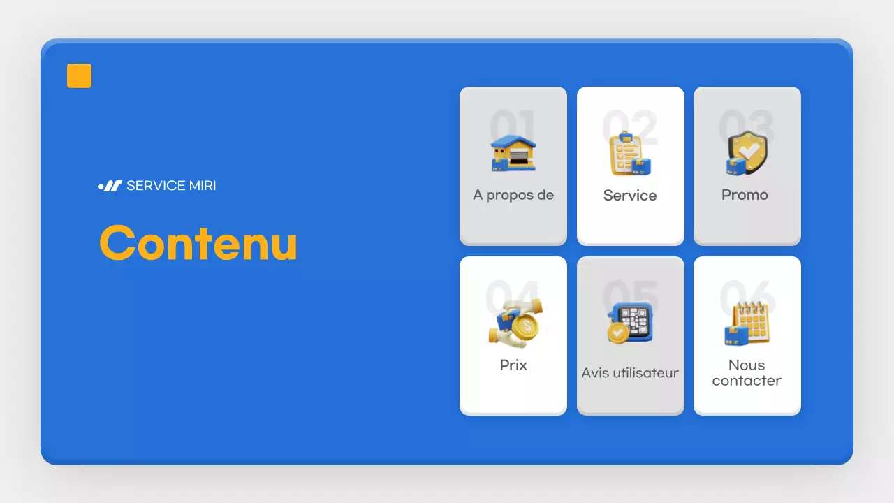 annonce de livraison moderne bleue