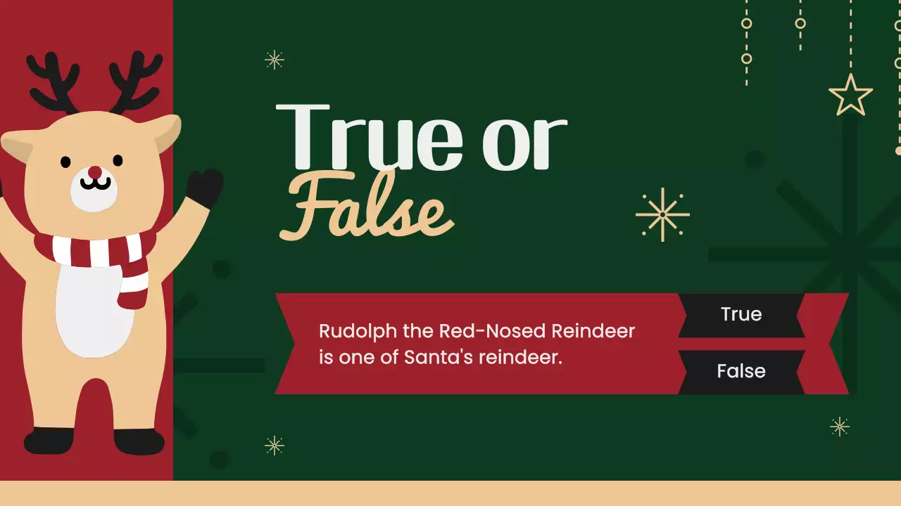 Green Traditional Christmas Guide Presentation