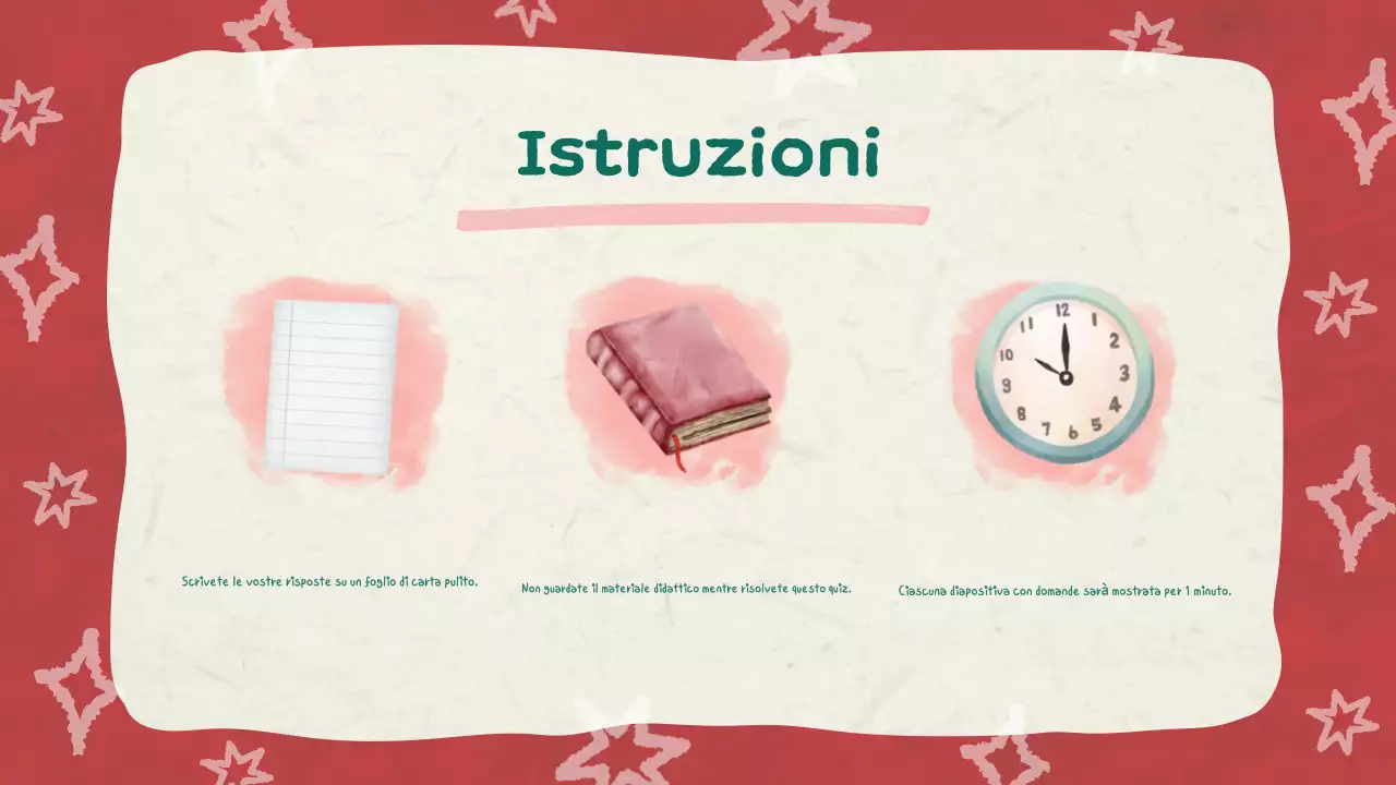 Illustrazione rossa Quiz di Natale Slideshow