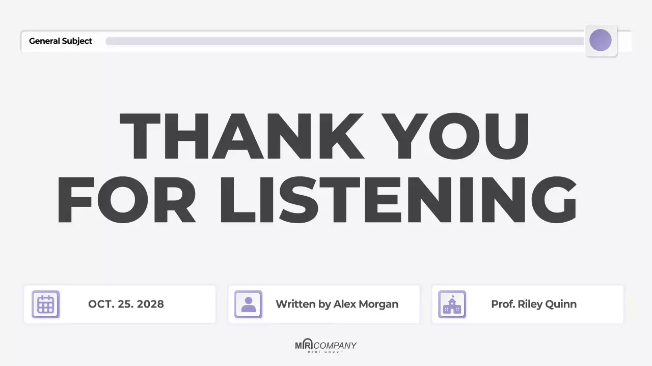 Purple Modern Thesis Guide Presentation