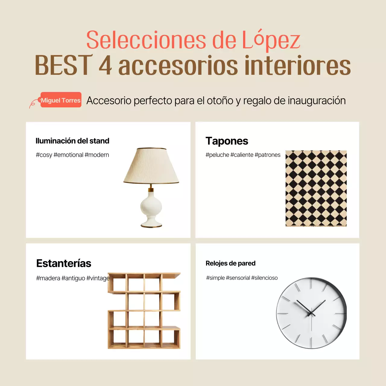 Beige Simple Shopping Ad