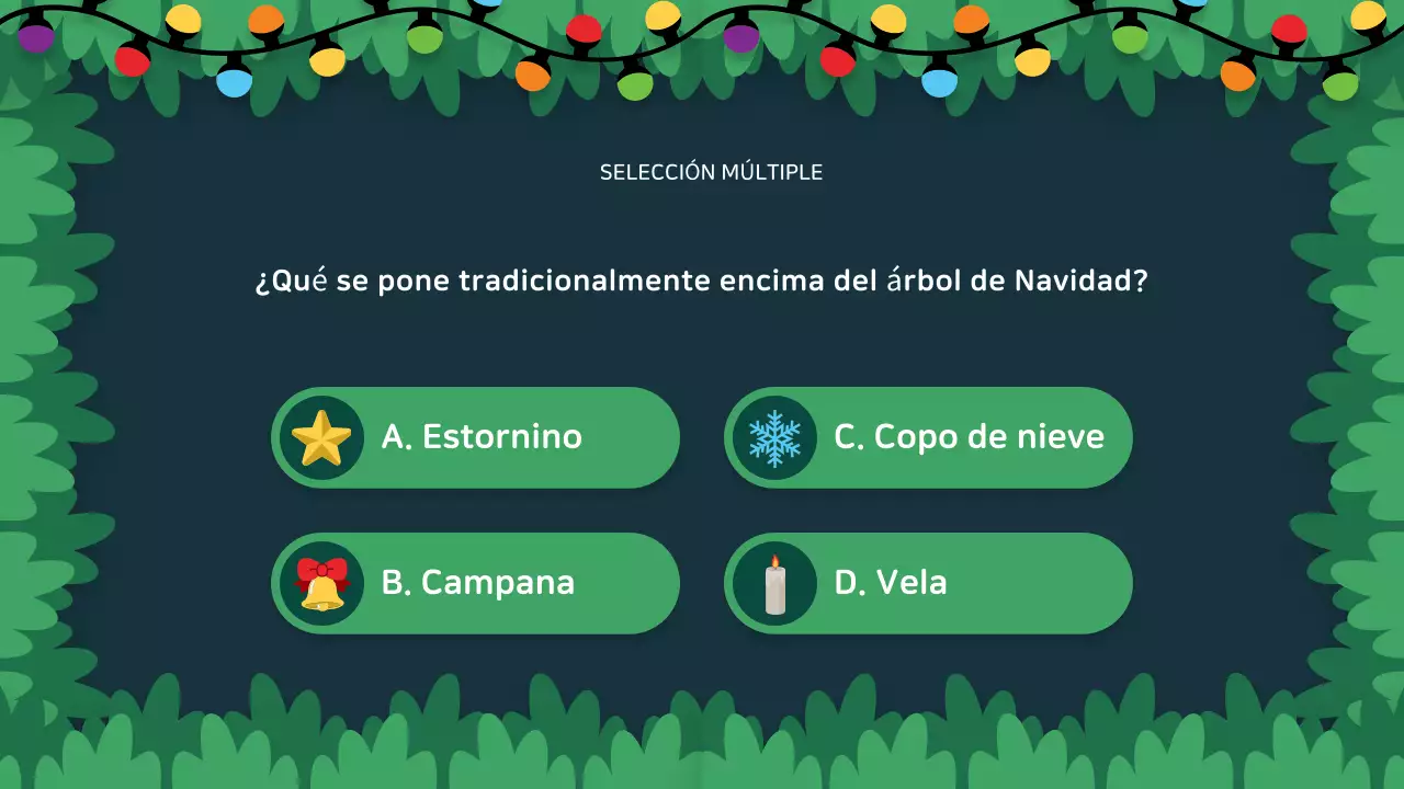 presentación creativa de un evento festivo