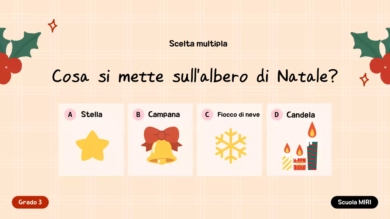 Invito festivo verde