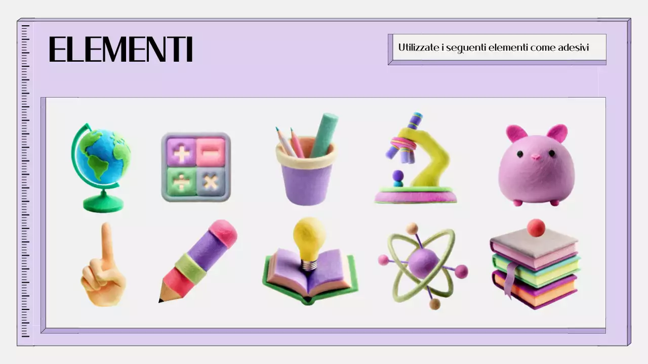 agenda educativa semplice viola