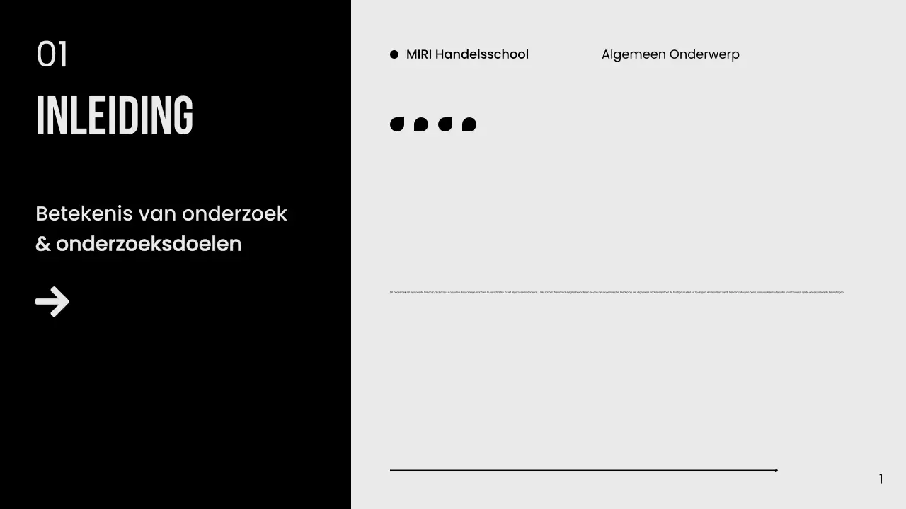 Zwart-wit Minimal Thesis Publiciteit