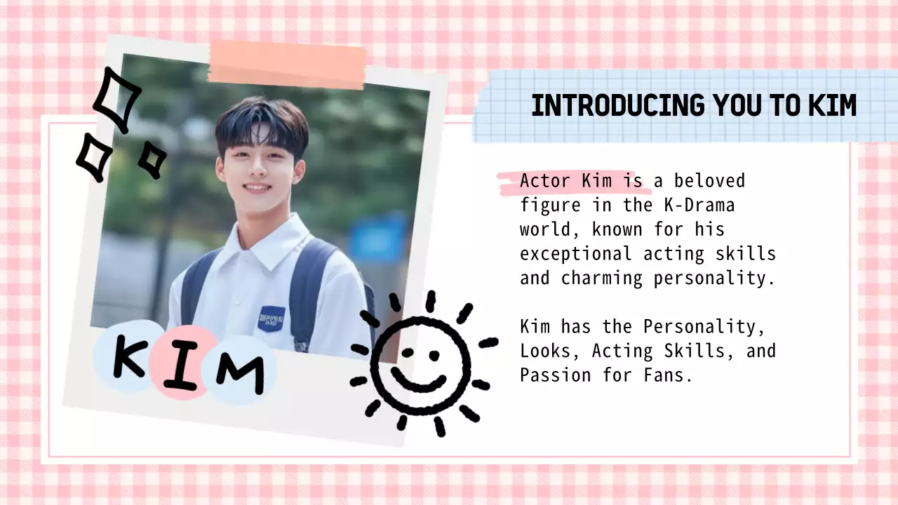 Pink Trendy K-Drama Promotion Presentation