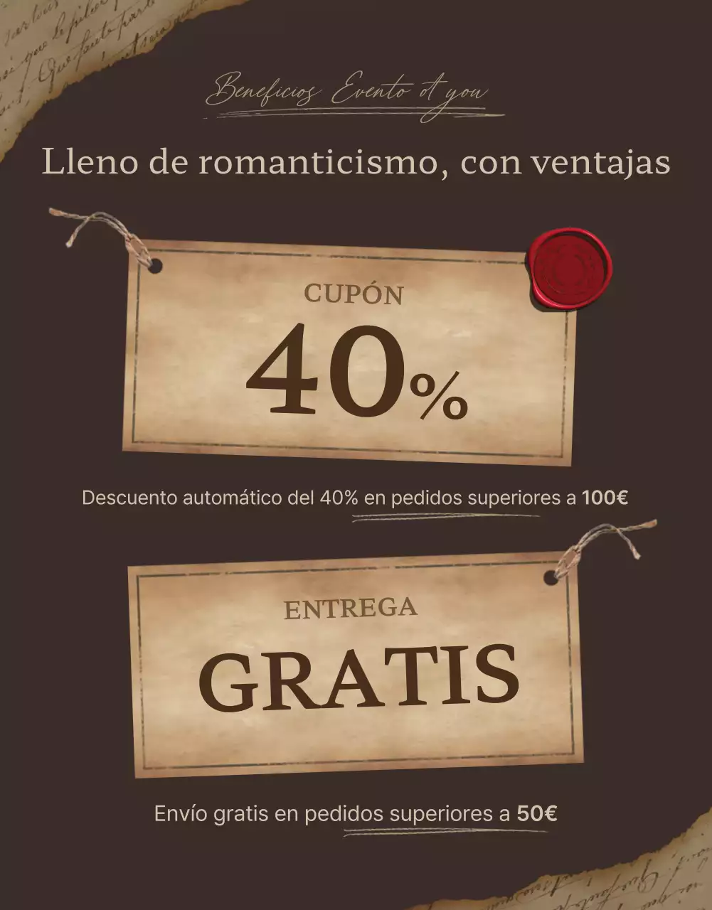 Promover la venta de artículos de moda marrón y vintage