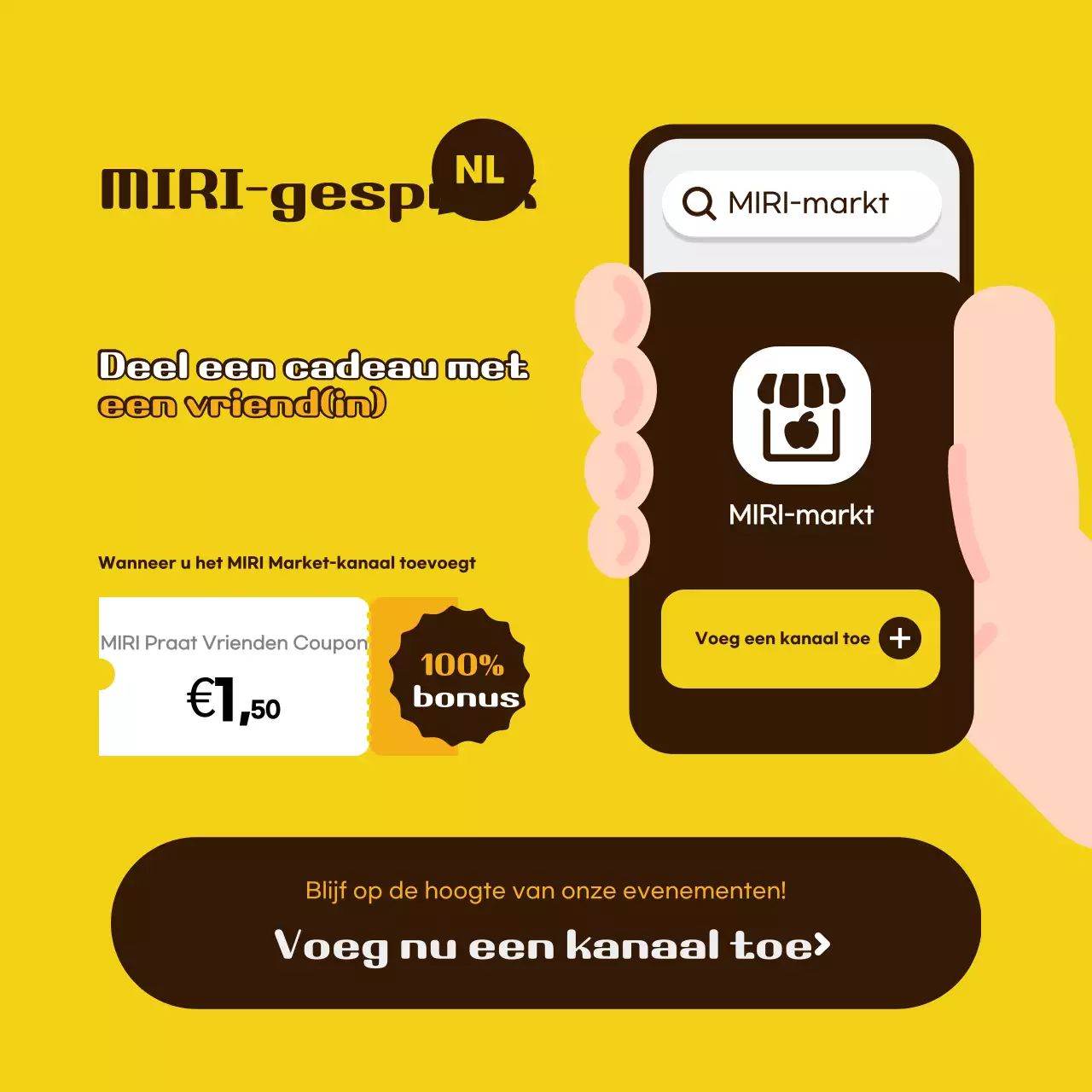 Promoot je gele popevenement