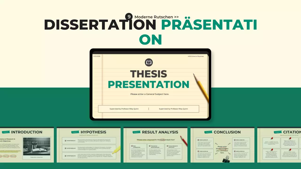 Grüner Leitfaden für moderne Abschlussarbeiten